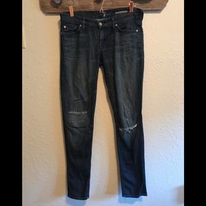 7 for all mankind distressed Roxanne jeans